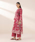 Women's Pret Lawn Maroon Embroidered A-Line Shirt